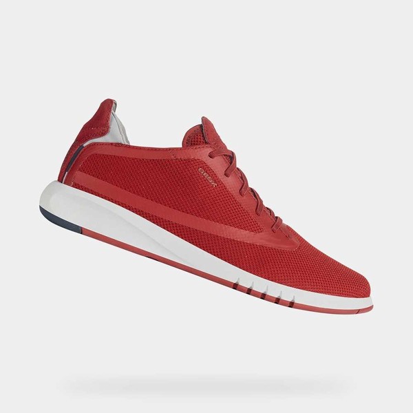 Geox Aerantis Red Mens Sneakers SS20.9PD516